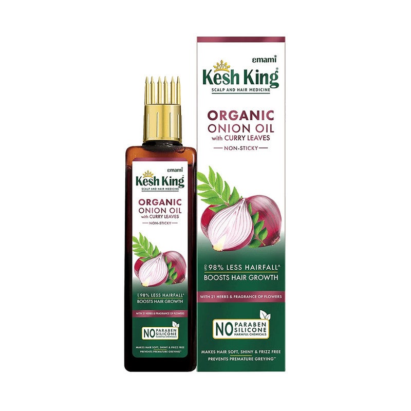 Kesh King Scalp and Hair Expert Onion Oil with Curry Leaves 200Ml - Image 1